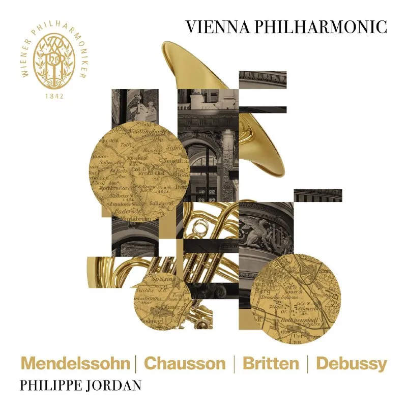 维也纳爱乐,菲利浦·约丹&妮可·卡尔-Mendelssohn/Chausson/Britten/Debussy（Live）