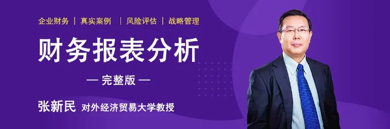 张新民《财务报表分析》