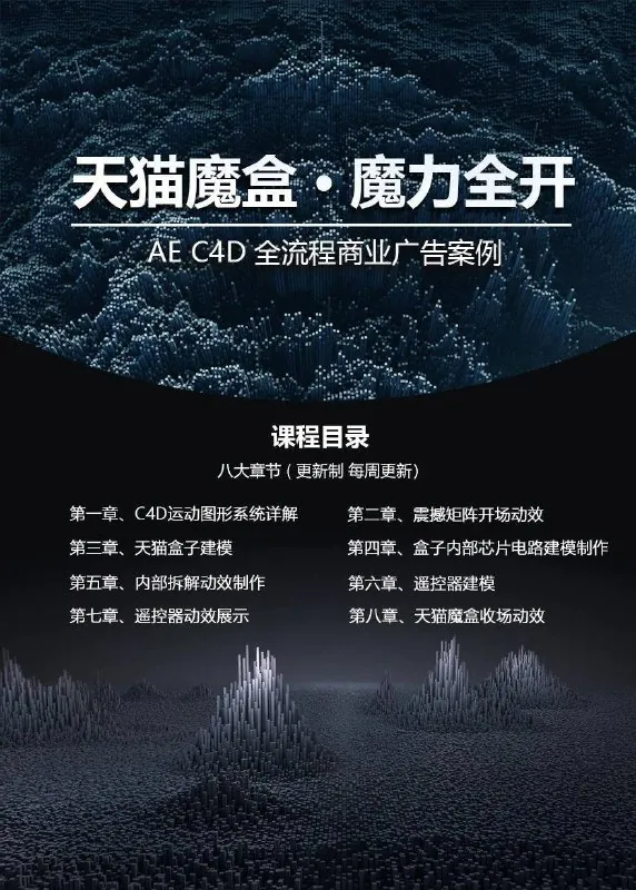 天猫魔盒C4D+AE动效教程