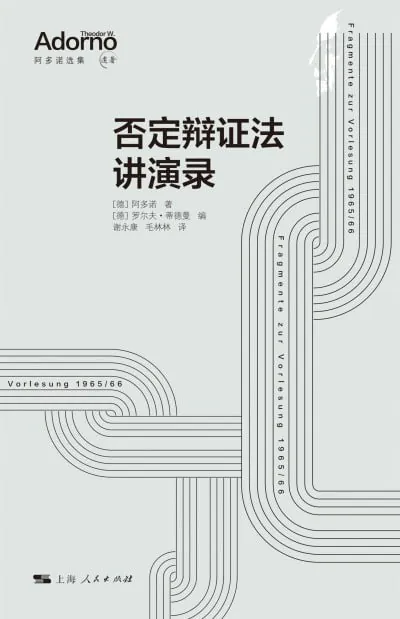 否定辩证法讲演录